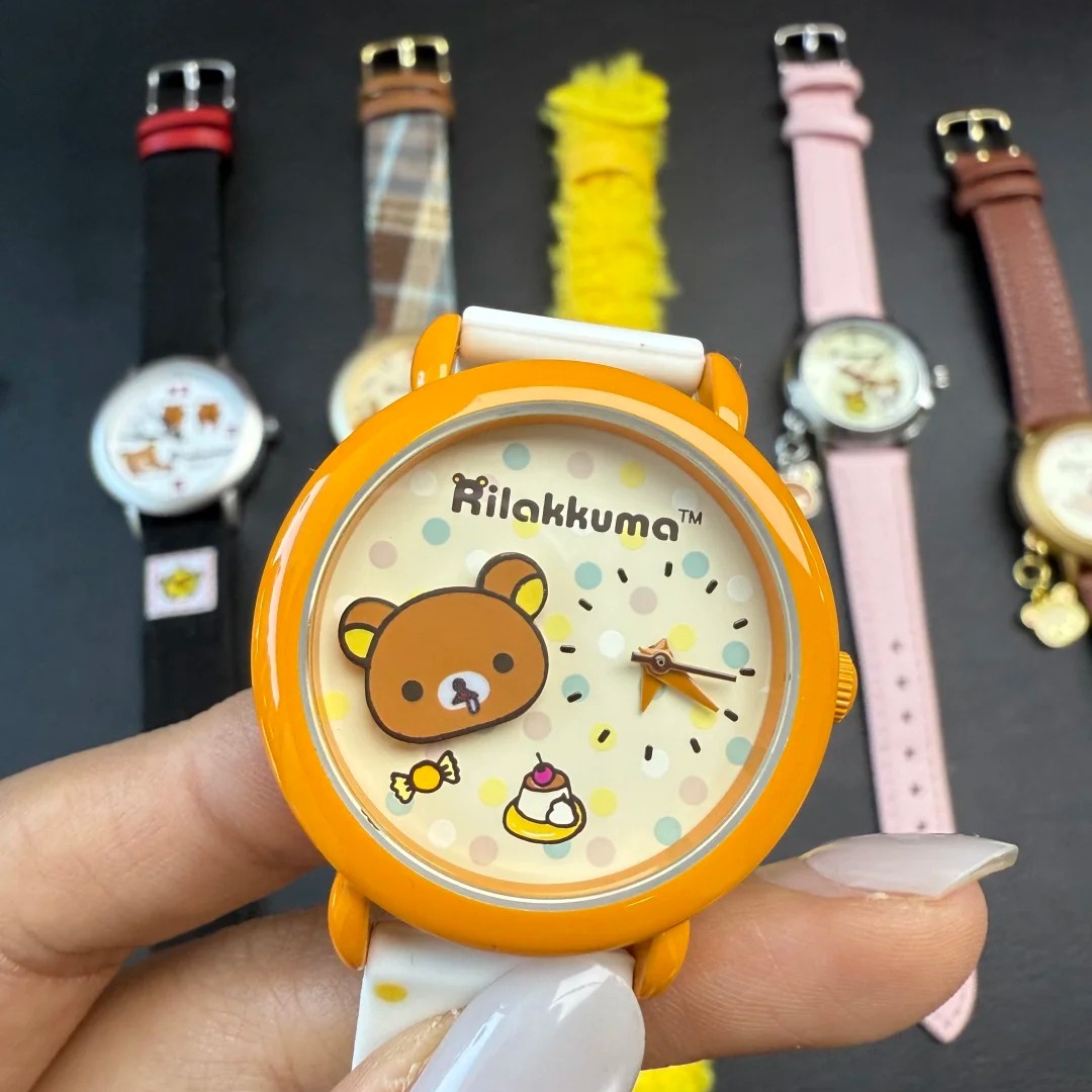 Moments Watches & Jewelry Burlington - 本物のリラックマ ガグルモーメントシリーズ 首掛け懐中時計 トレンディな漫画ブラインドボックスギフト 女性向け