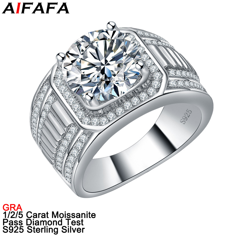 Moissanite Ring - 1 2 5カラット Dカラー モアサナイト ダイヤモンドリング