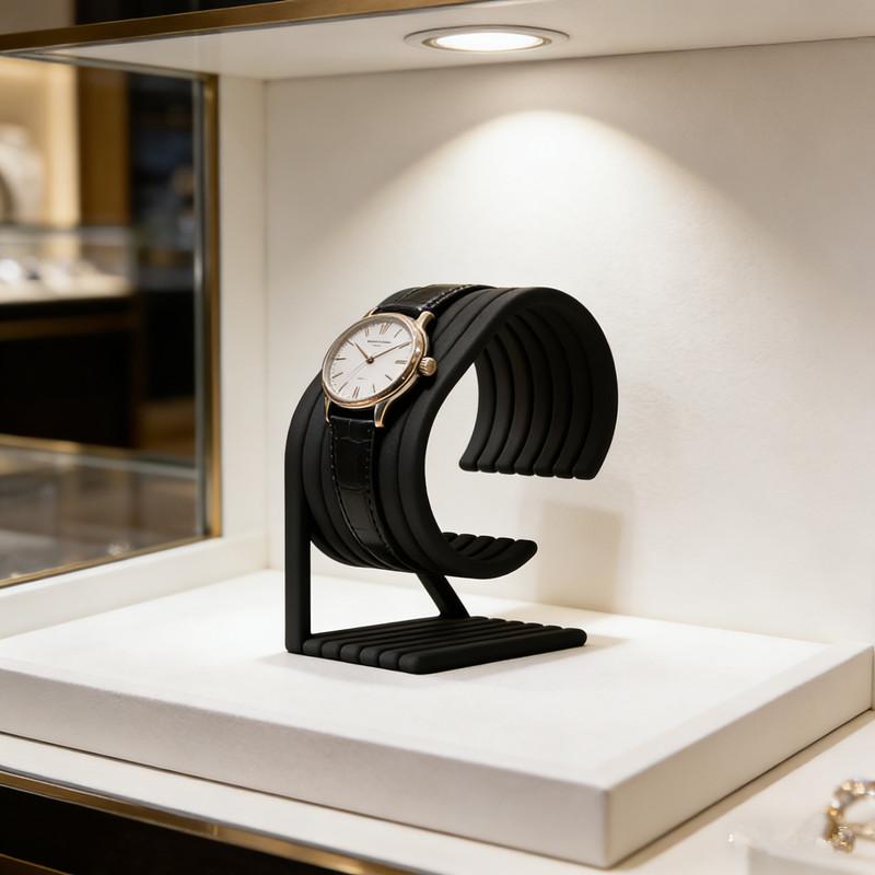 Watches Jewelry Holder - 1個入り腕時計ディスプレイスタンド、ベースウォッチホルダー、ジュエリーオーガナイザーディスプレイスタンド、オーガナイザーラック、ヘッドバンドショーケーススタンド。