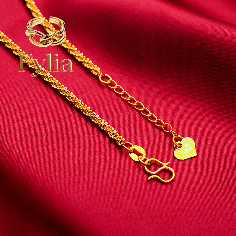 Eve Jewelry & Watches Distribuidor Oficial Rolex - Fylia Jewelry キャタピラーブレスレット 女性用、24K ゴールド、AU999 |
