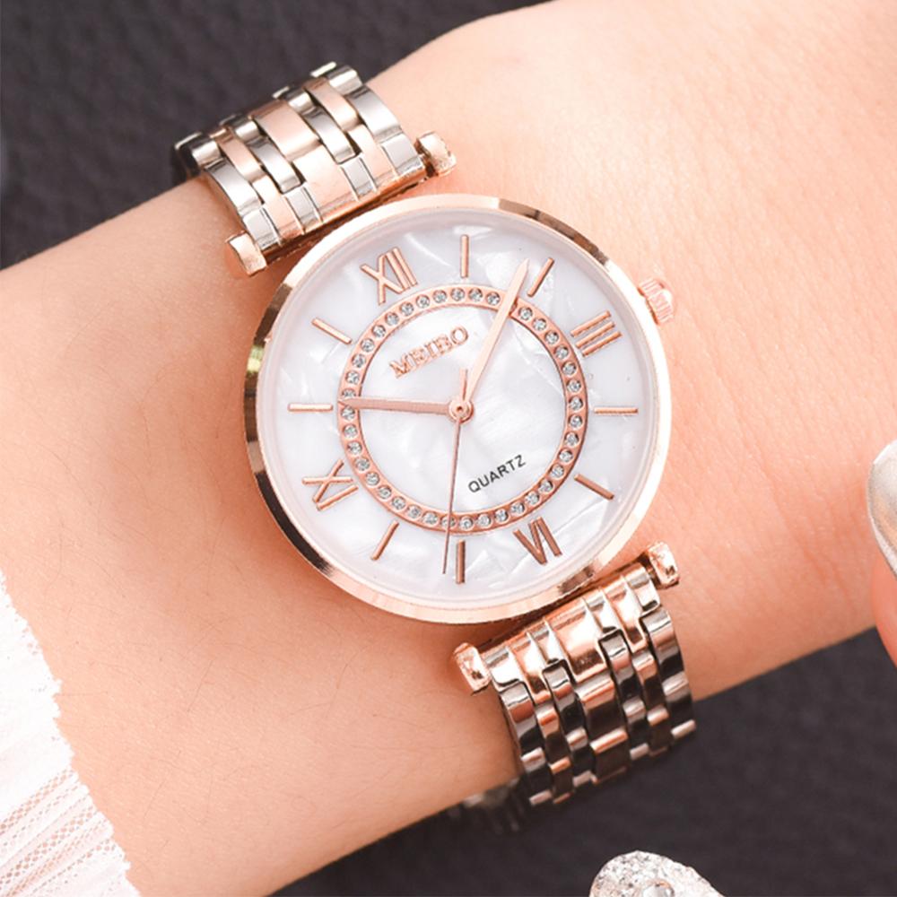 Jewelry Diamond Watches - 高級クリスタル女性ブレスレット腕時計トップブランドのファッションダイヤモンドレディースクォーツ時計鋼女性腕時計モントレファムレロジオ