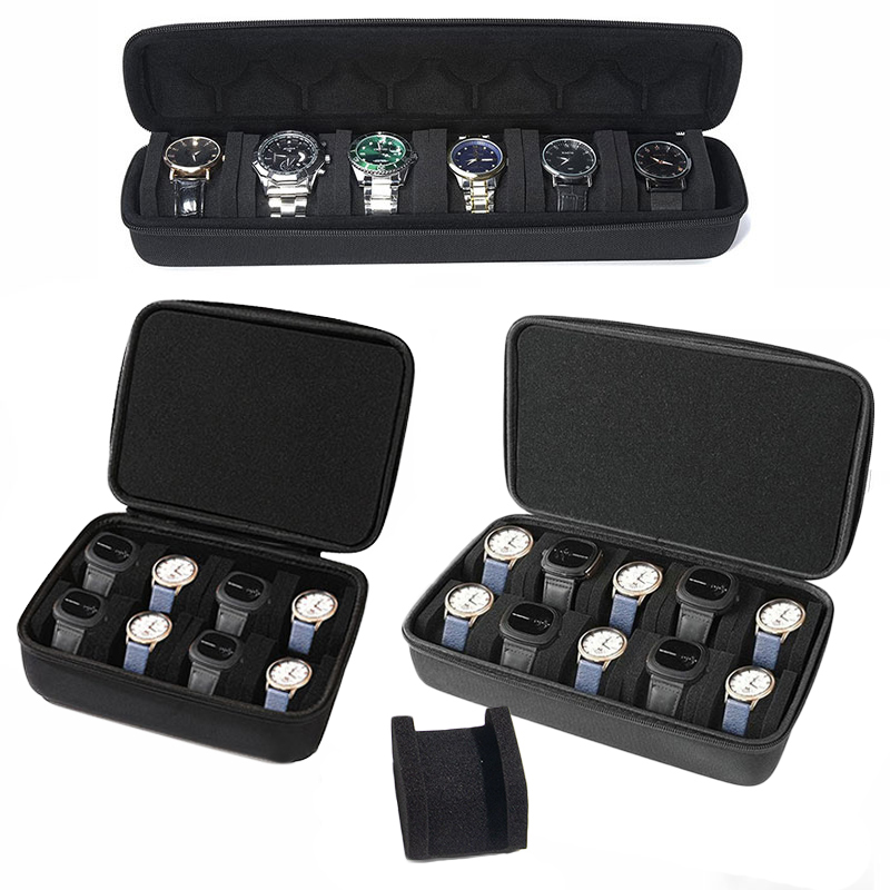 時計収納ボックス 6/10スロット 時計オーガナイザー ポー - Watches Jewelry Holder のレビューと価格