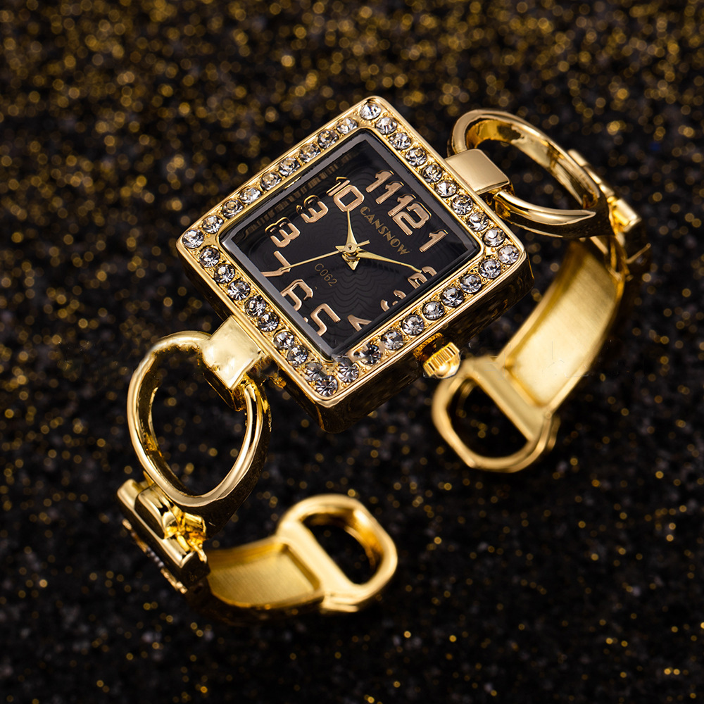 UTHAI W85 レディース腕時計オープンブレスレットウォ - Jewelry Diamond Watches のレビューと価格