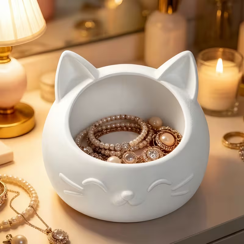 ミニ漫画猫型収納ボックス、ジュエリーや時計などの小物を収納す - Jewelry Box Organizer Watches のレビューと価格