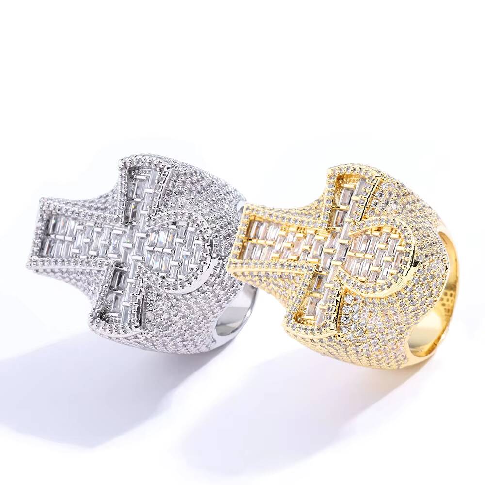 メンズ14金18金ゴールド925シルバーモアサナイトクロスリ - Vvs Jewelry Watches のレビューと価格