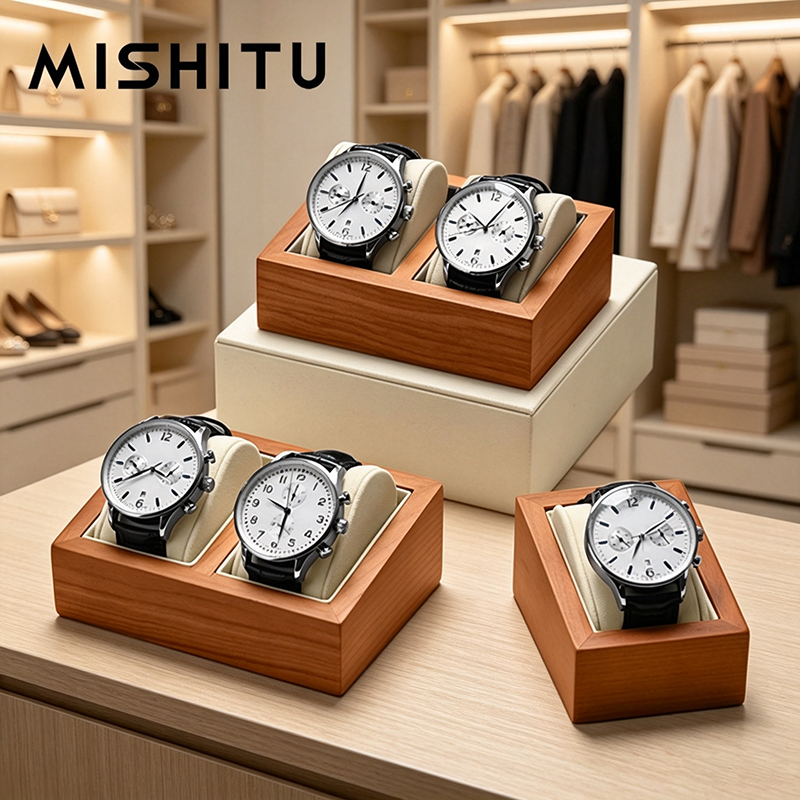 MISHITU 無垢材時計収納ボックス男性腕時計オーガナイザ - Jewelry With Watches のレビューと価格