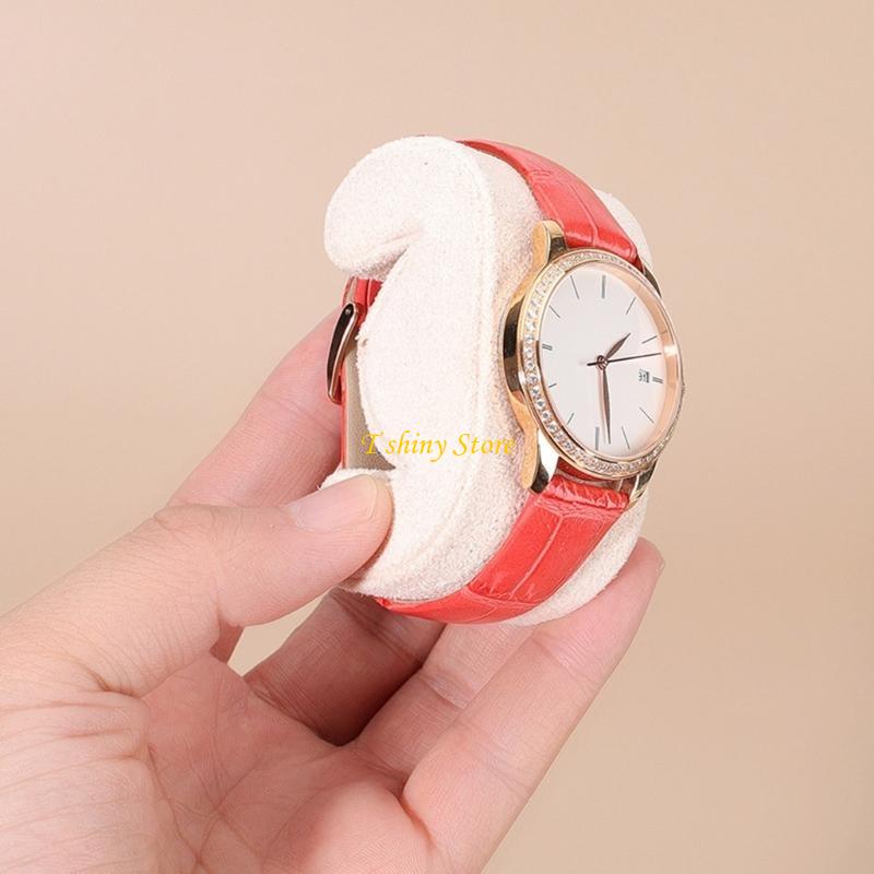n58fジュエリー用のエレガントな鹿の肌のクッションは汎用性 - Watches Jewelry Holder のレビューと価格