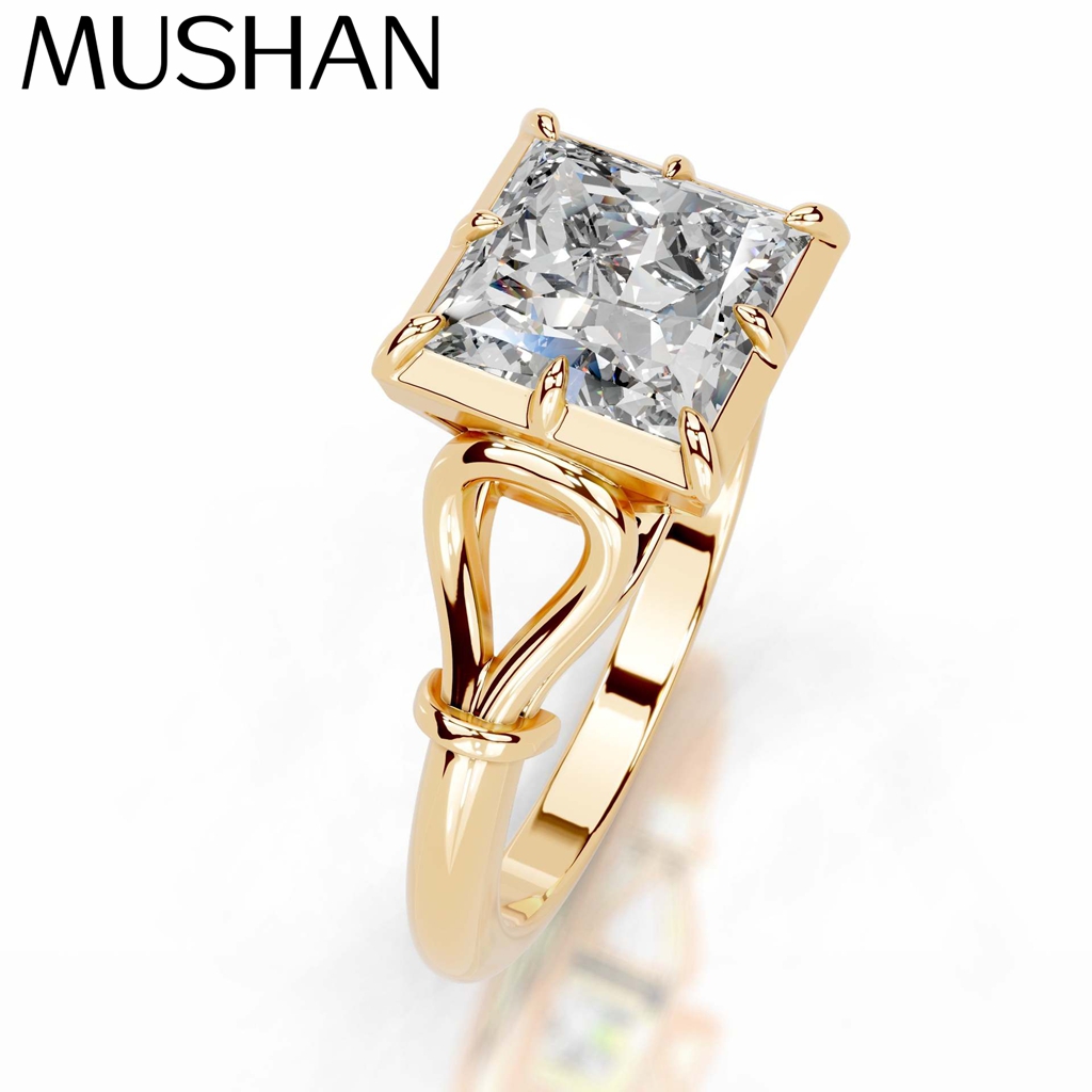 MUSHANカスタムジュエリー 925スターリングシルバーリ - Moissanite Ring のレビューと価格