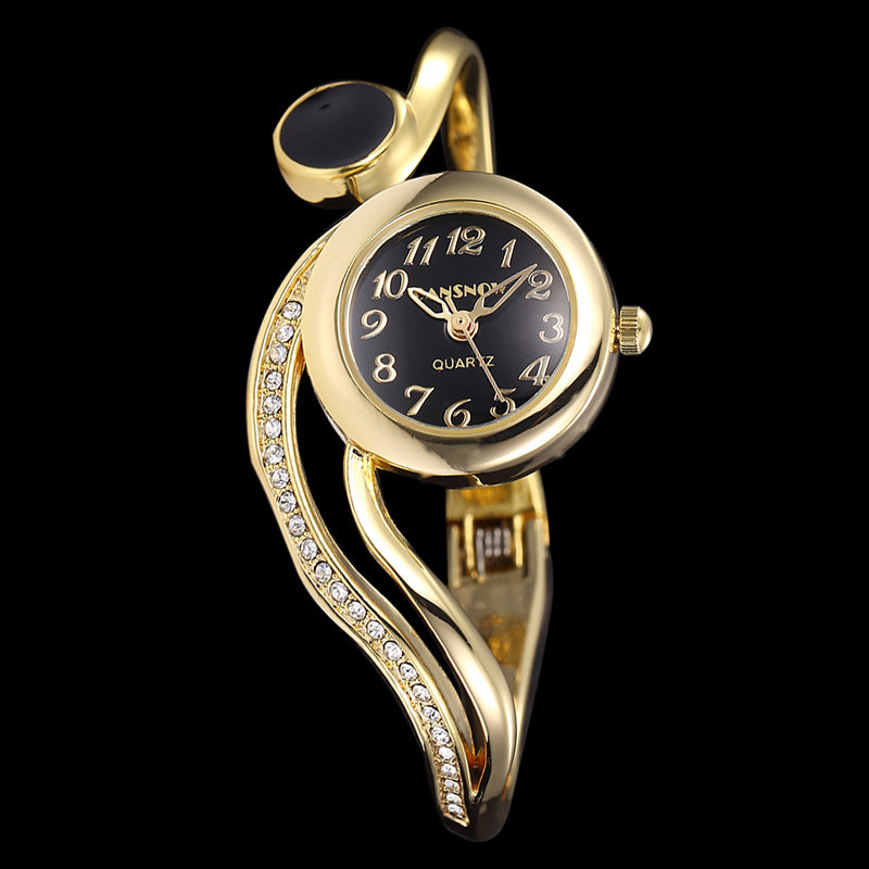 女性用クォーツムーブメント腕時計,小さなダイヤルブレスレット - Jewelry Diamond Watches のレビューと価格