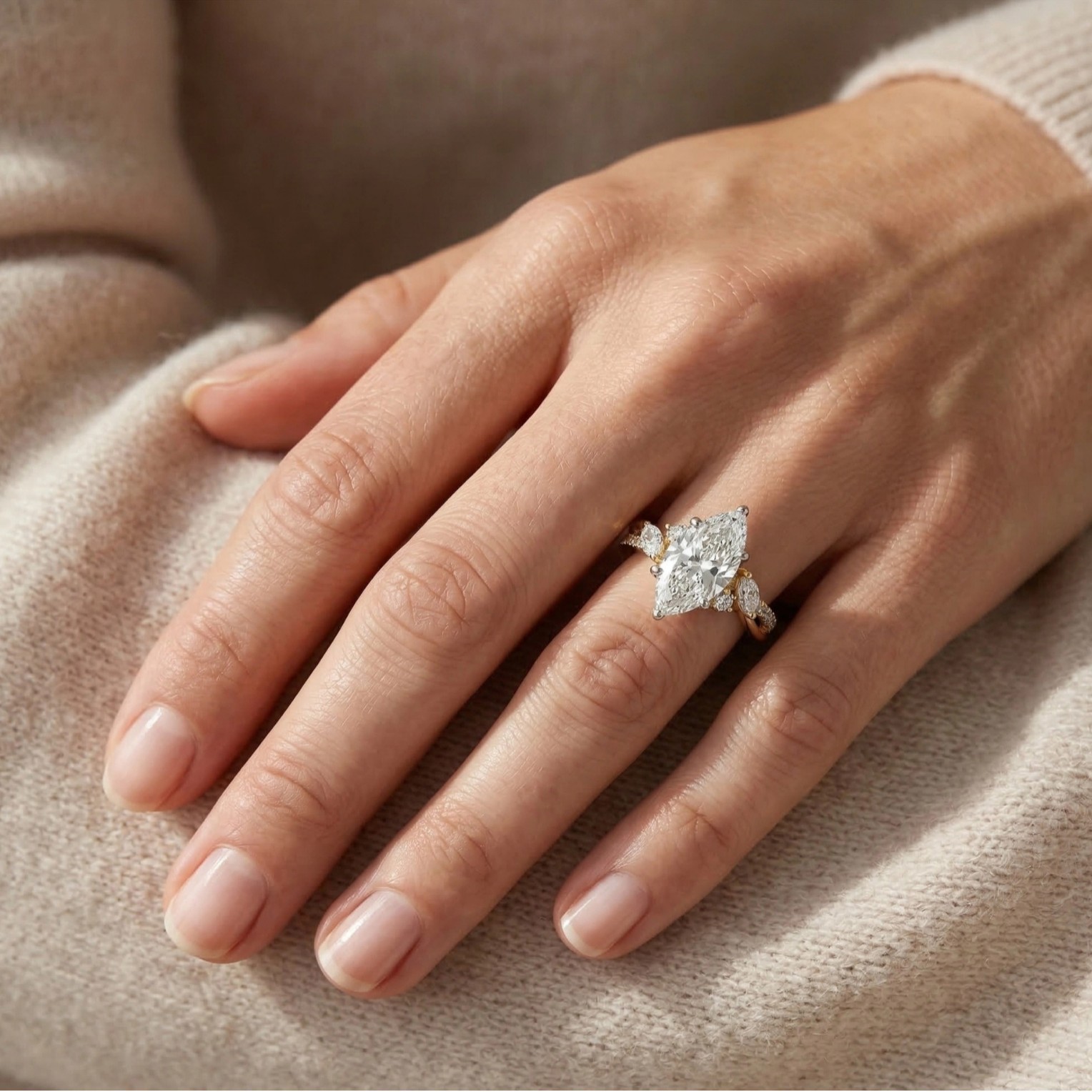 MUSHANカスタムジュエリー 925スターリングシルバーリ - Moissanite Ring のレビューと価格