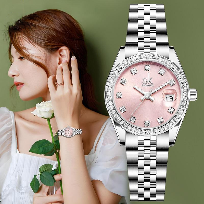 UTHAI CQ484 ファッショナブルな女性用腕時計、軽量 - Jewelry Diamond Watches のレビューと価格