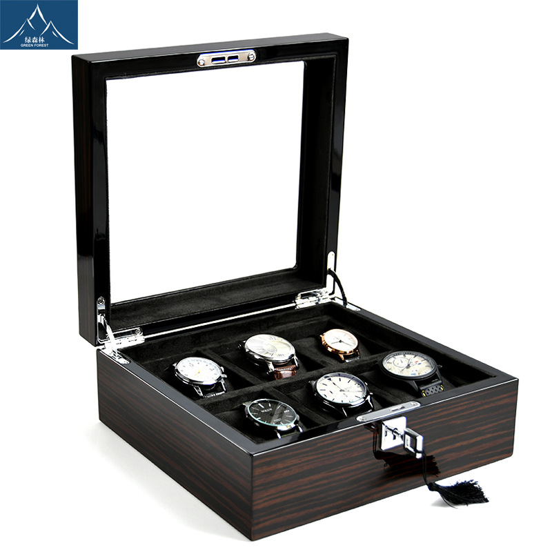 Hxl 木製ピアノラッカー多機能時計ボックス ジュエリー収納 - Jewelry With Watches のレビューと価格