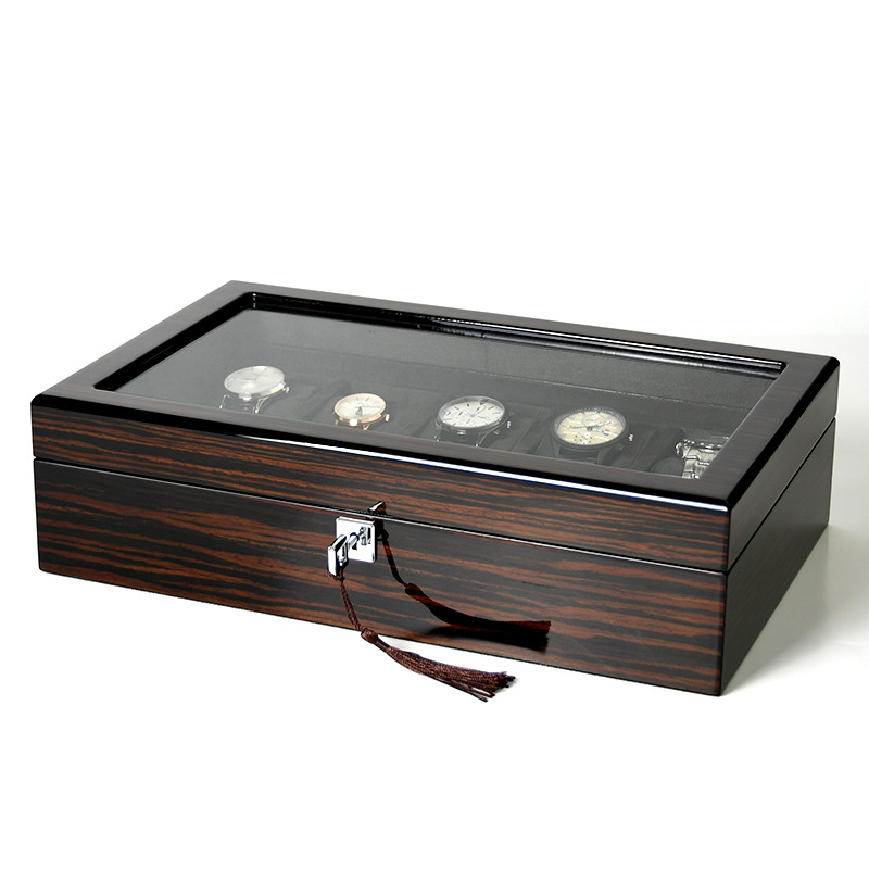 Hxl 木製ピアノラッカー多機能時計ボックス ジュエリー収納 - Jewelry With Watches のレビューと価格