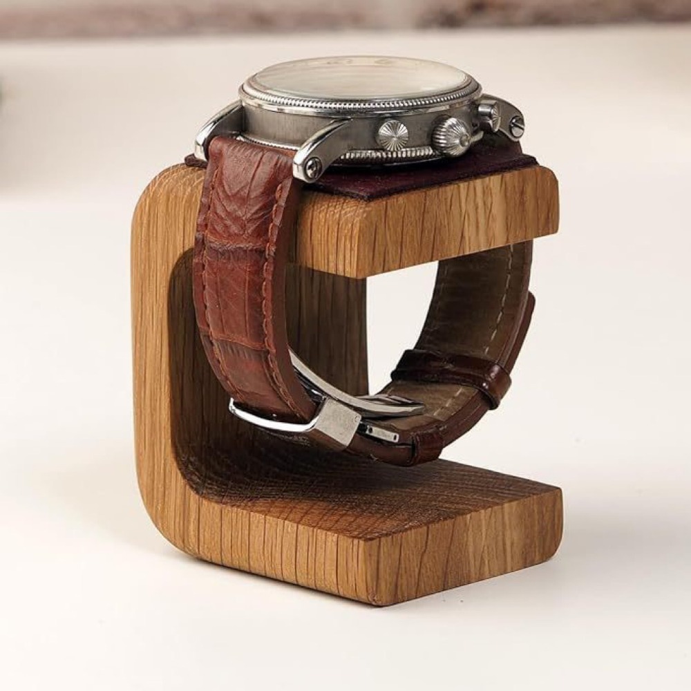 新しい木製時計ホルダーユニバーサル多機能ジュエリーオーガナイ - Watches Jewelry Holder のレビューと価格