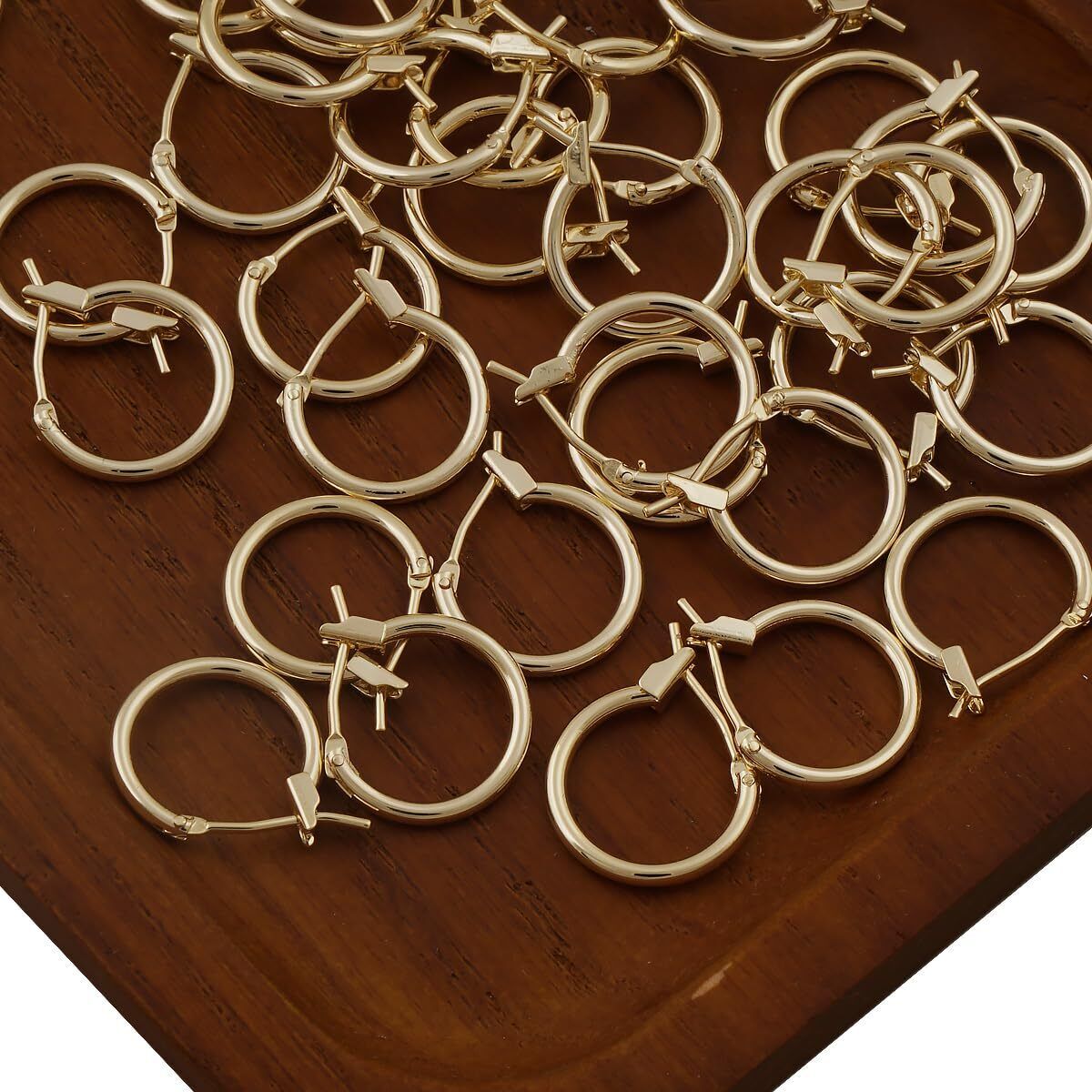 10 個 14K ゴールドフィルド フレンチ ロック フープ - Hoop Earrings のレビューと価格