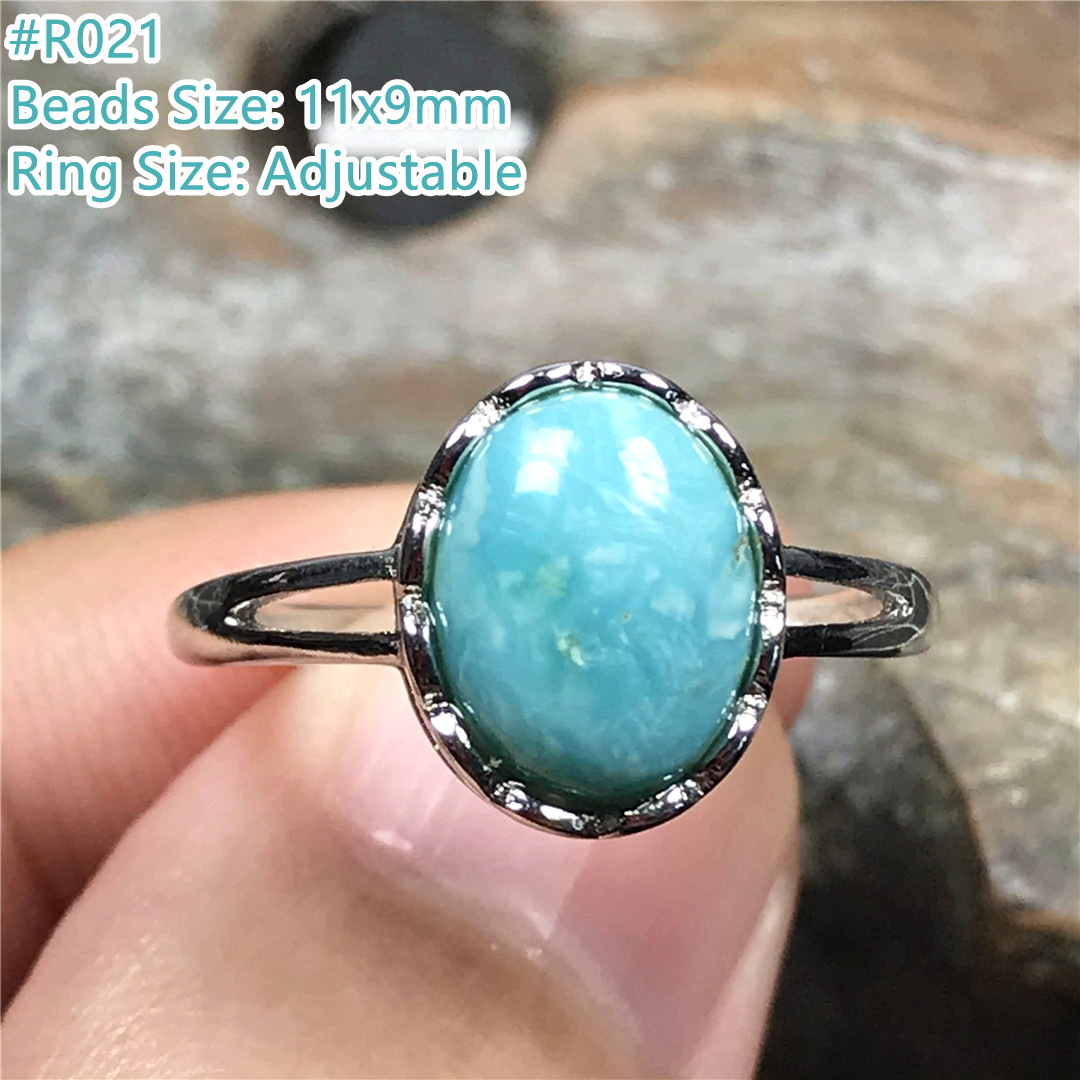 女性と男性のための調節可能な天然ターコイズリング,癒しの愛の - Turquoise Stone Ring のレビューと価格