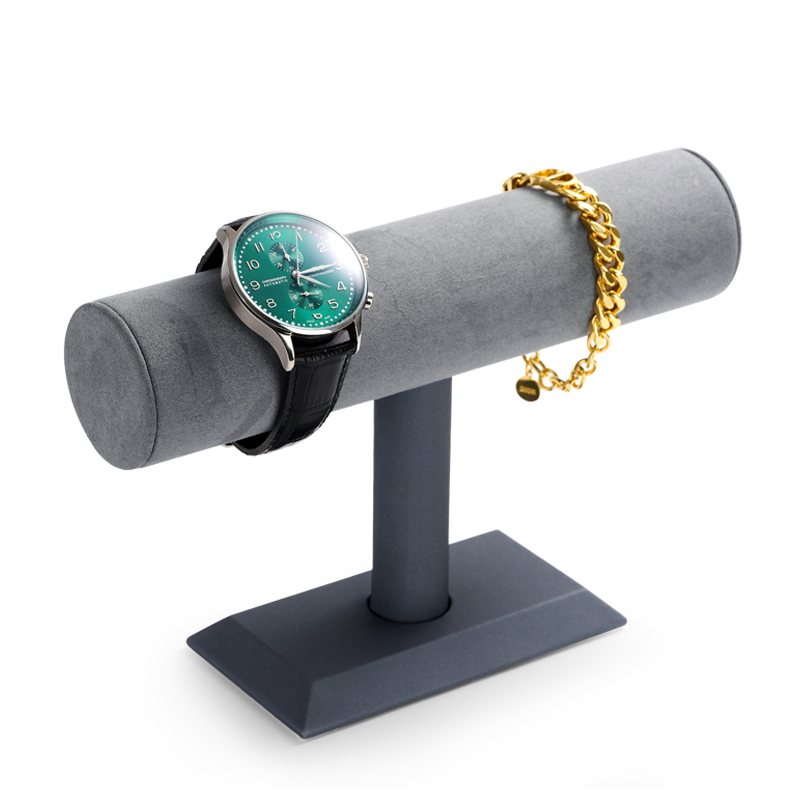 木製ジュエリースタンドディスプレイ（業務用）グレーレザーイヤ - Watches Jewelry Holder のレビューと価格