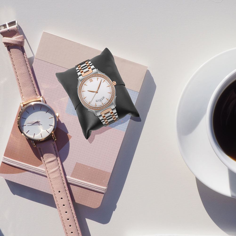 12個入り腕時計ディスプレイ枕 PUジュエリークッション 腕 - Jewelry With Watches のレビューと価格