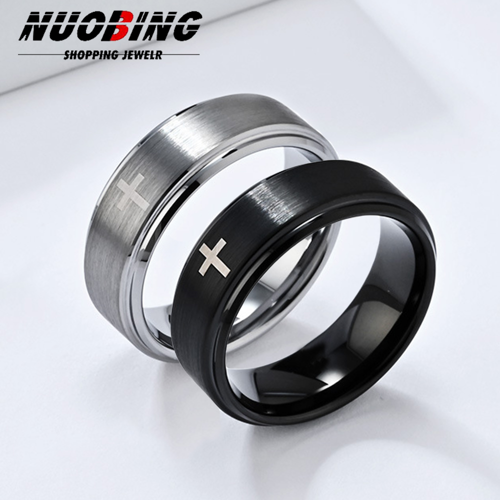 レトロチタン鋼クリスチャンイエスクロス聖書リングパンクゴシッ - Titanium Steel Ring のレビューと価格