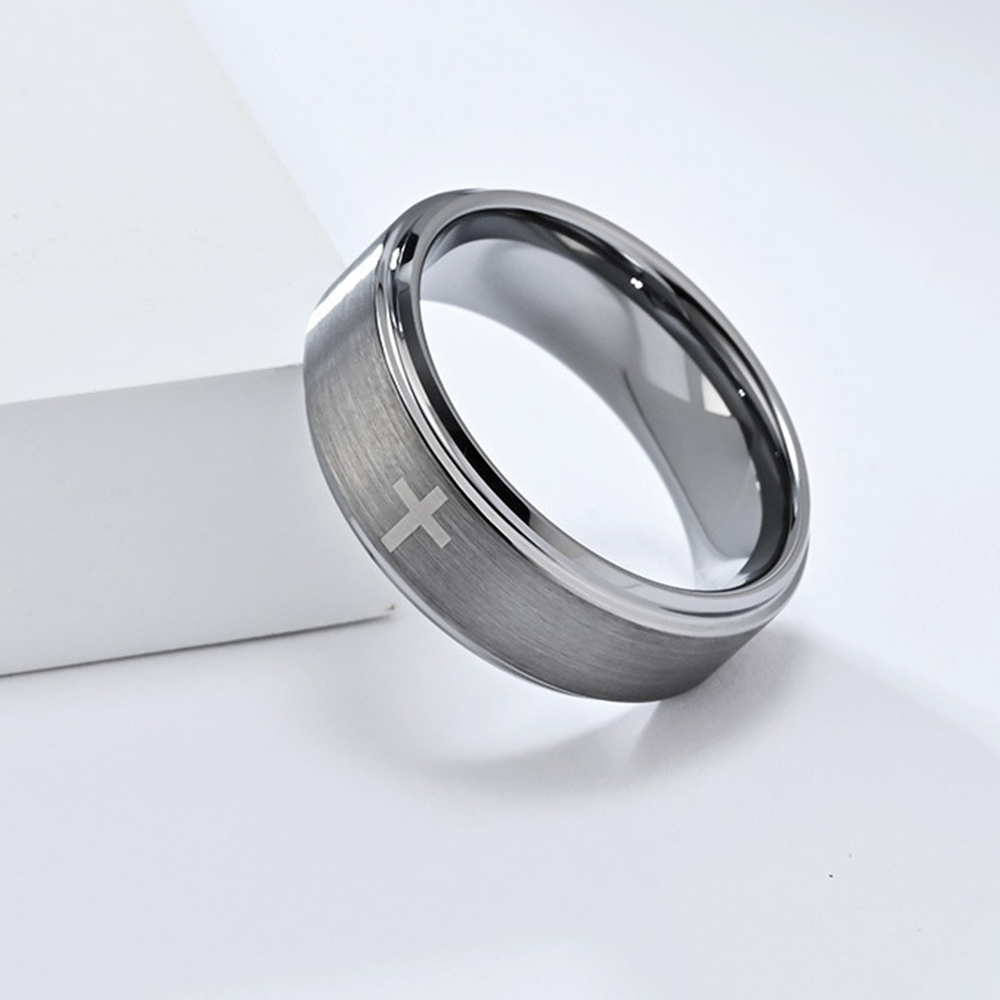 レトロチタン鋼クリスチャンイエスクロス聖書リングパンクゴシッ - Titanium Steel Ring のレビューと価格