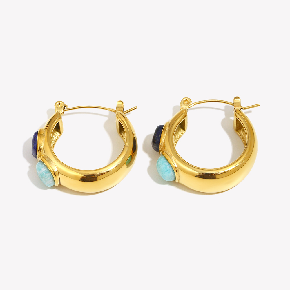 例: bベル-天然石のフープピアス,ラウンド,ターコイズ,ス - Turquoise Stone Ring のレビューと価格