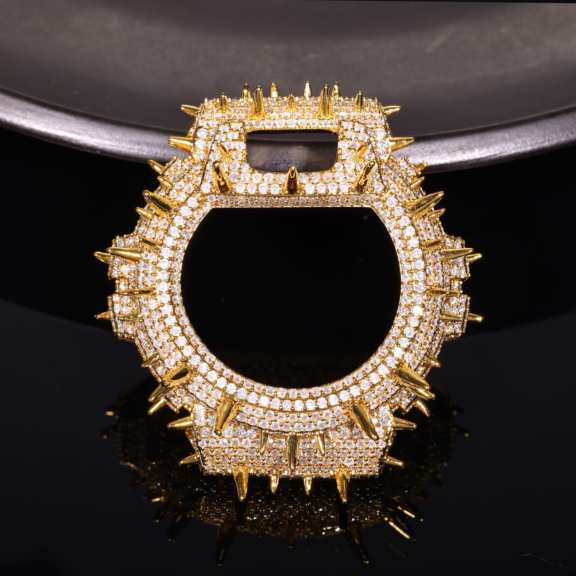 DW6900ケース用VVSモアッサナイト真鍮製腕時計ケース、 - Vvs Jewelry Watches のレビューと価格