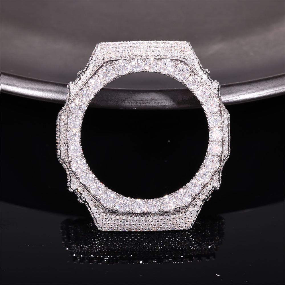 Anztilam VVS モアサナイト時計ケース Casi* - Vvs Jewelry Watches のレビューと価格