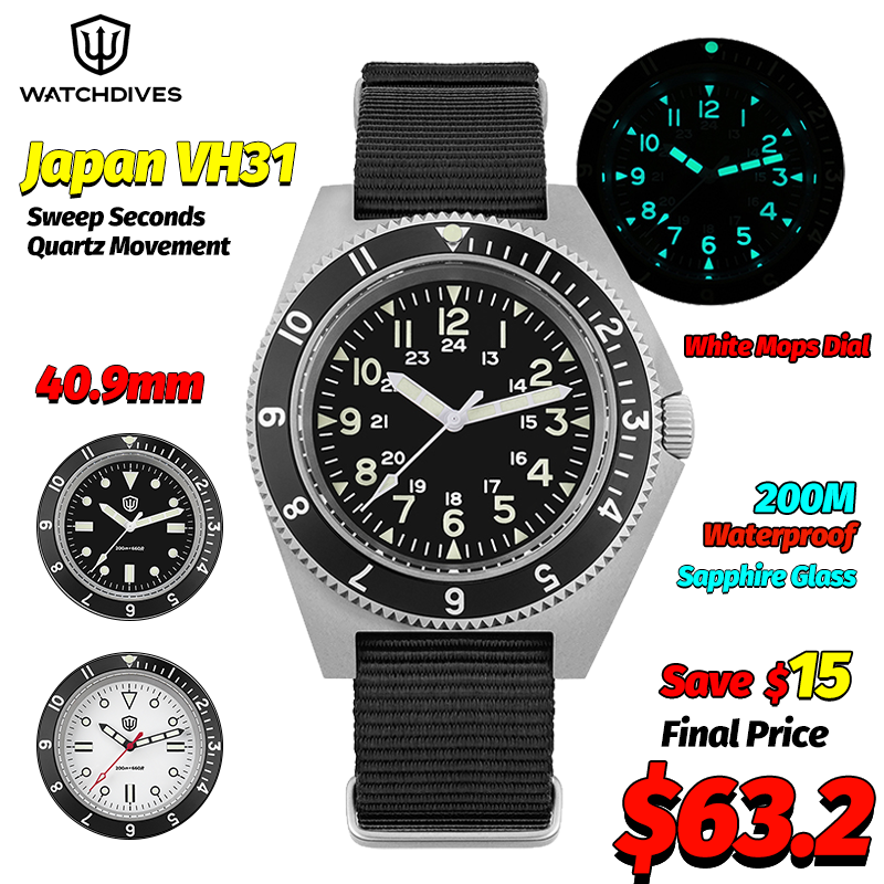 Watchdives WD1972 クォーツ時計サファイア夜 - Jewelry And Watches のレビューと価格