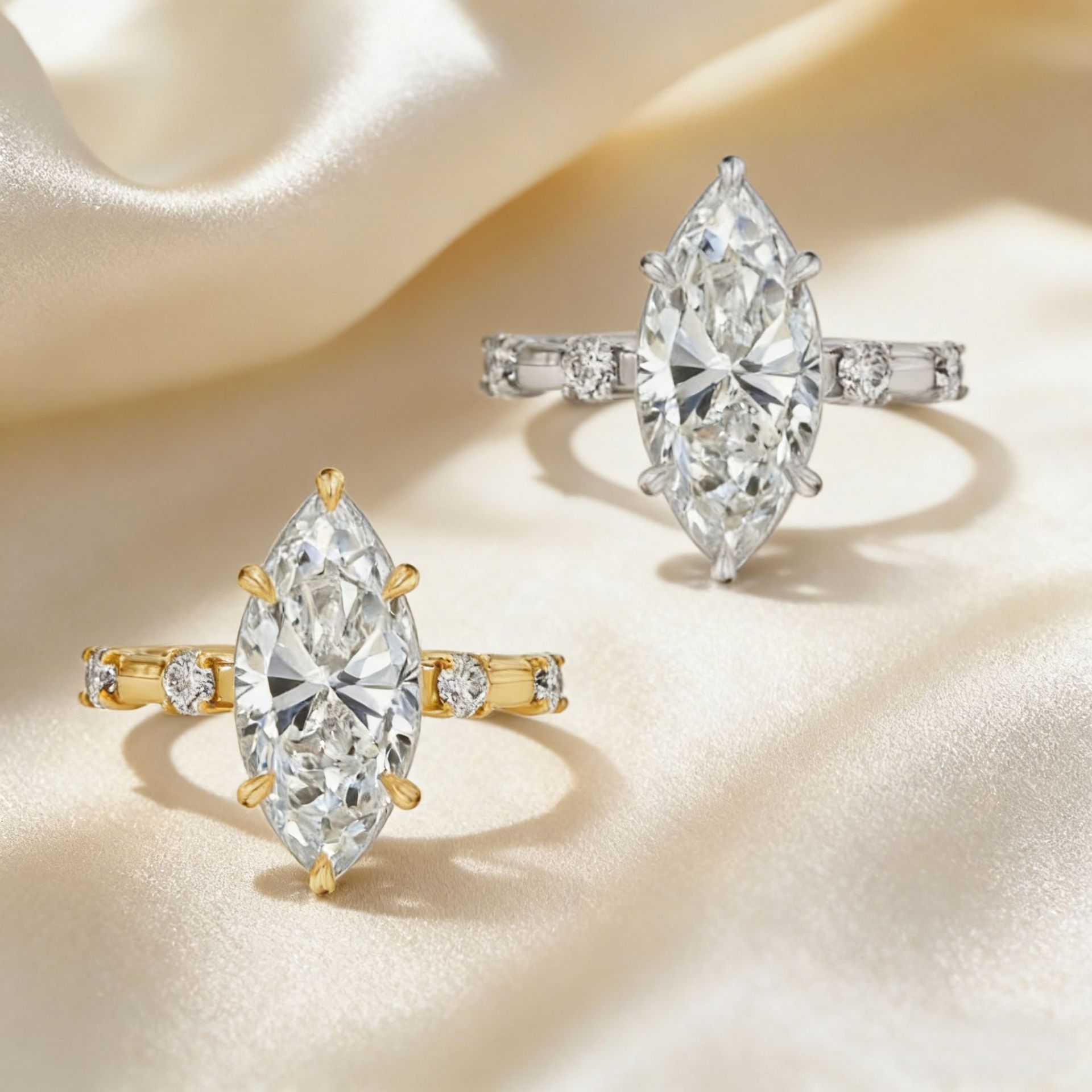 MUSHAN カスタムジュエリー 925 スターリングシルバ - Moissanite Ring のレビューと価格