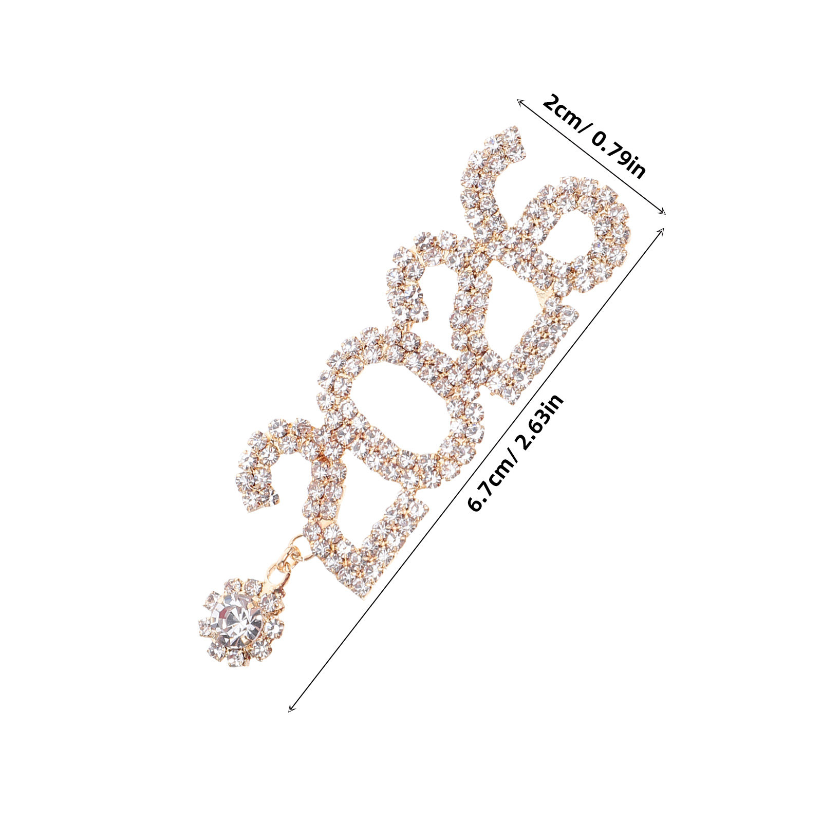 2026年 ラインストーン ナンバーダングルイヤリング 女性 - Eve Jewelry & Watches Distribuidor Oficial Rolex のレビューと価格