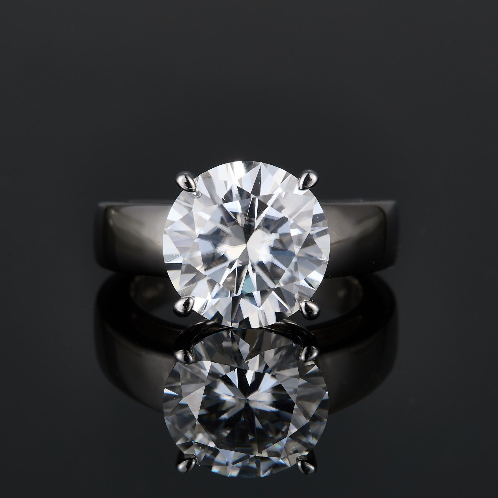2 カラット D カラー モアッサナイト ダイヤモンド レデ - Moissanite Ring のレビューと価格