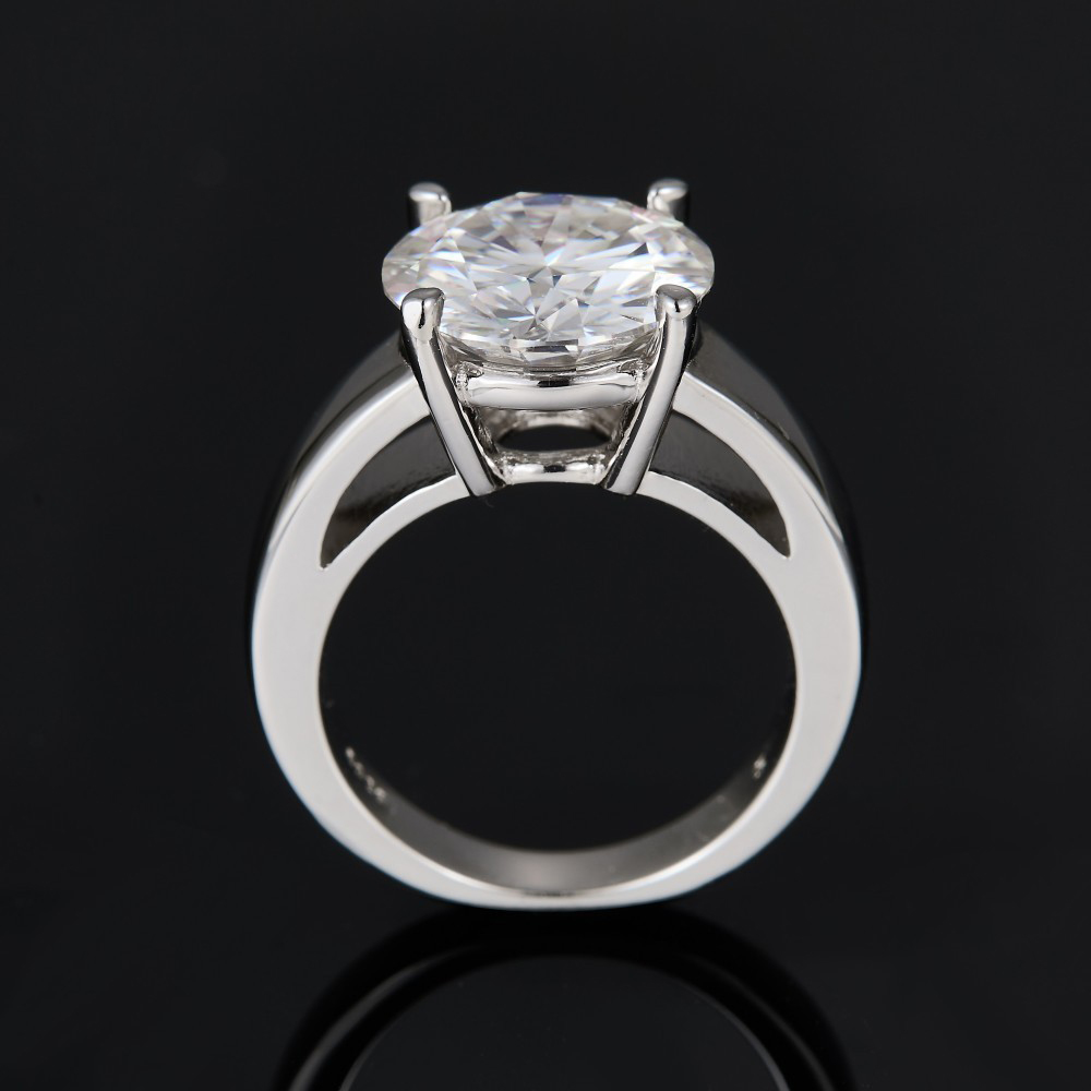 2 カラット D カラー モアッサナイト ダイヤモンド レデ - Moissanite Ring のレビューと価格