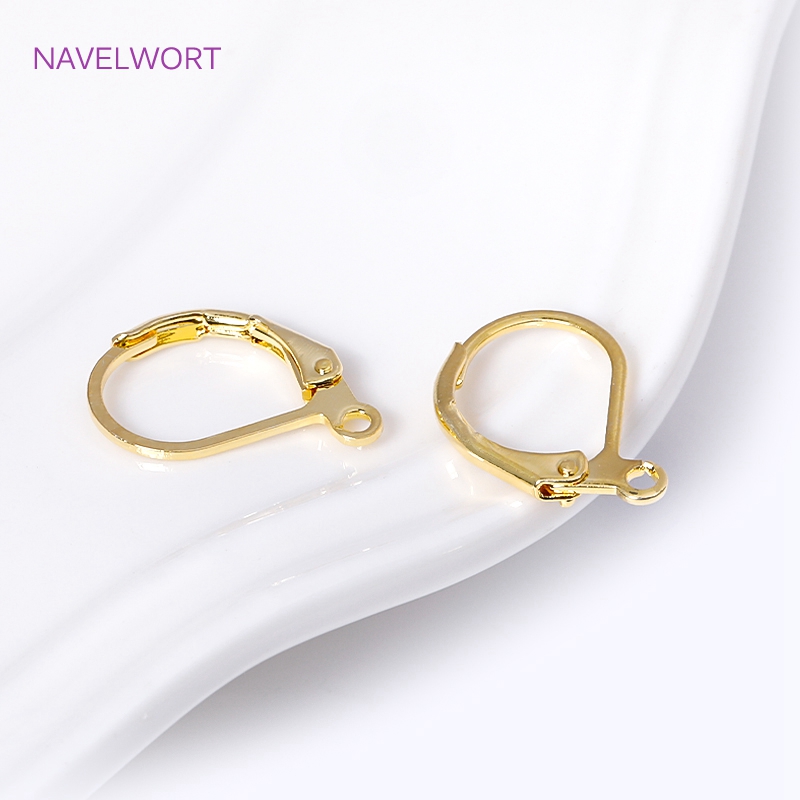 ファッションフレンチイヤリングレバーバックイヤーワイヤー 1 - Hoop Earrings のレビューと価格