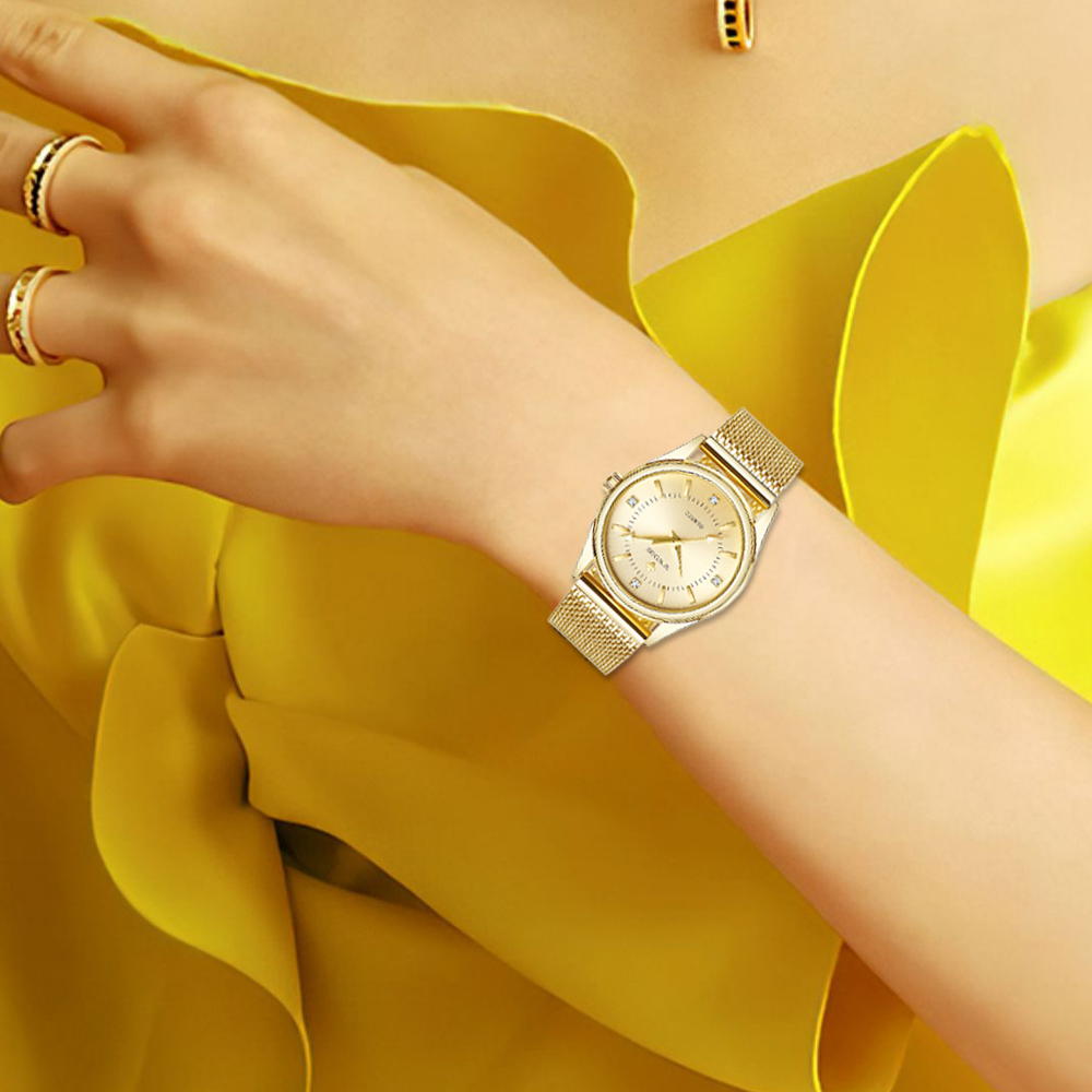 WWOOR 高級ブランドドレスゴールド腕時計レディースエレガ - Jewelry Diamond Watches のレビューと価格