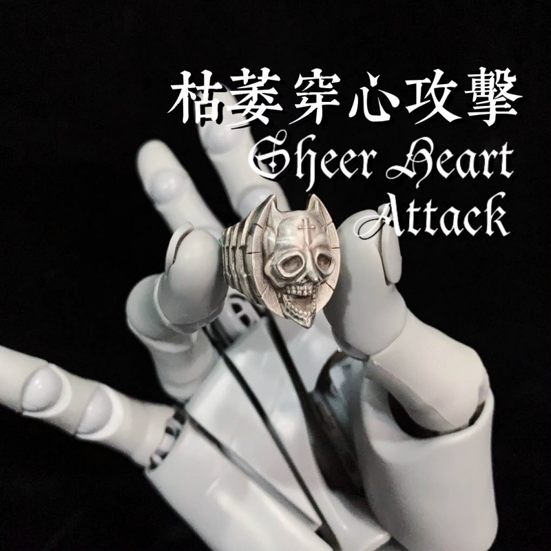 ジョジョの奇妙な冒険 リング 調節可能な指輪 アニメ周辺機器 - Titanium Steel Ring のレビューと価格