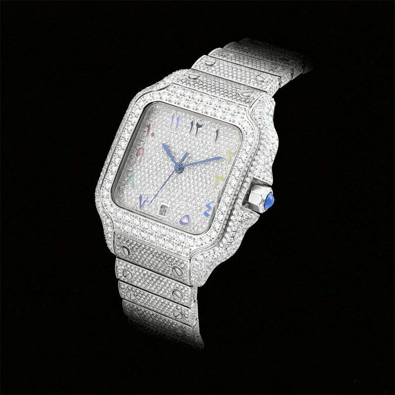 ラグジュアリーVVSモアサナイトウォッチ メンズ用 機械式ミ - Vvs Jewelry Watches のレビューと価格